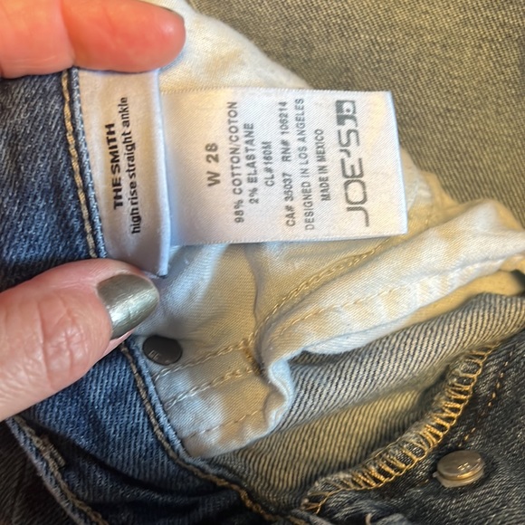 Joe’s jeans The Smith High rise straight ankle size 28 - Picture 2 of 4